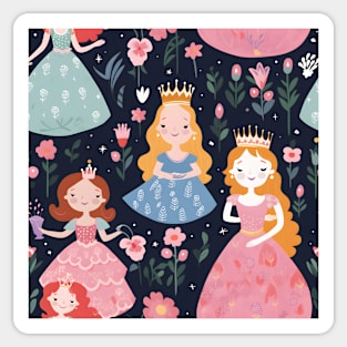Princesses Pattern 14 Sticker